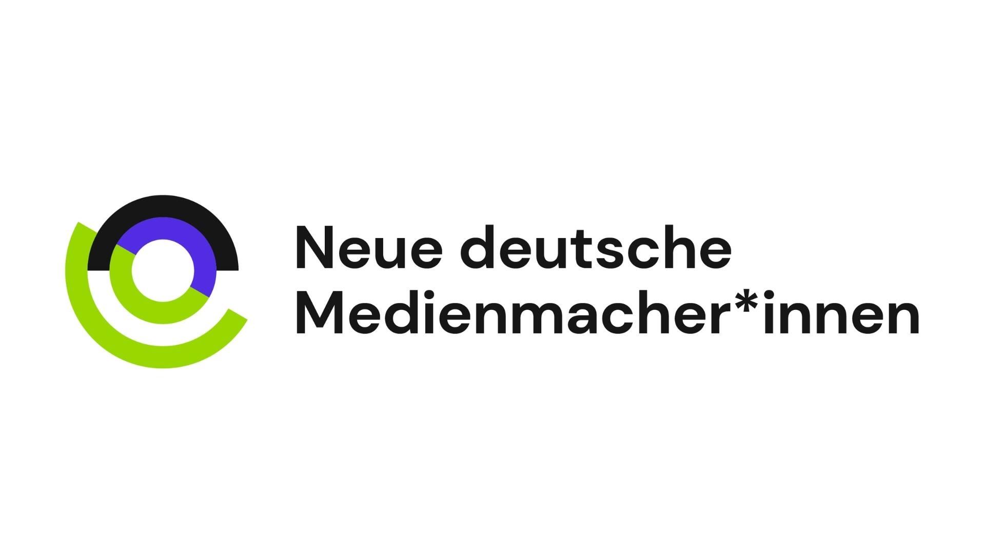 Logo der Neuen Deutschen Medienmacher*innen
